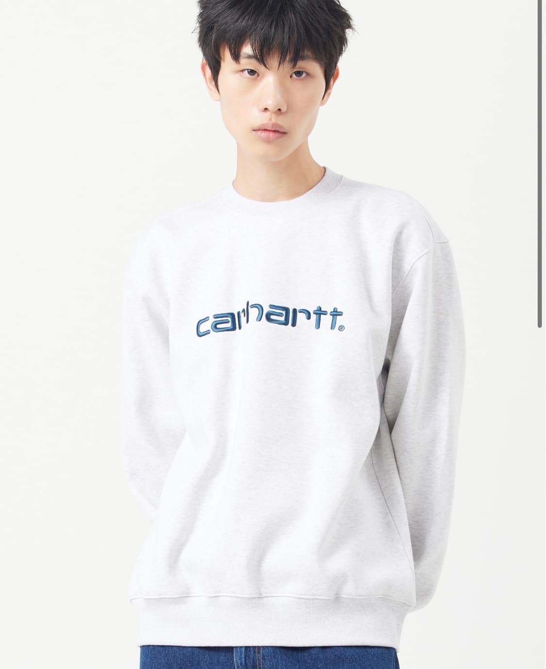 CARHARTT SWEATSHIRT  ASH HEATHER 상품이미지1