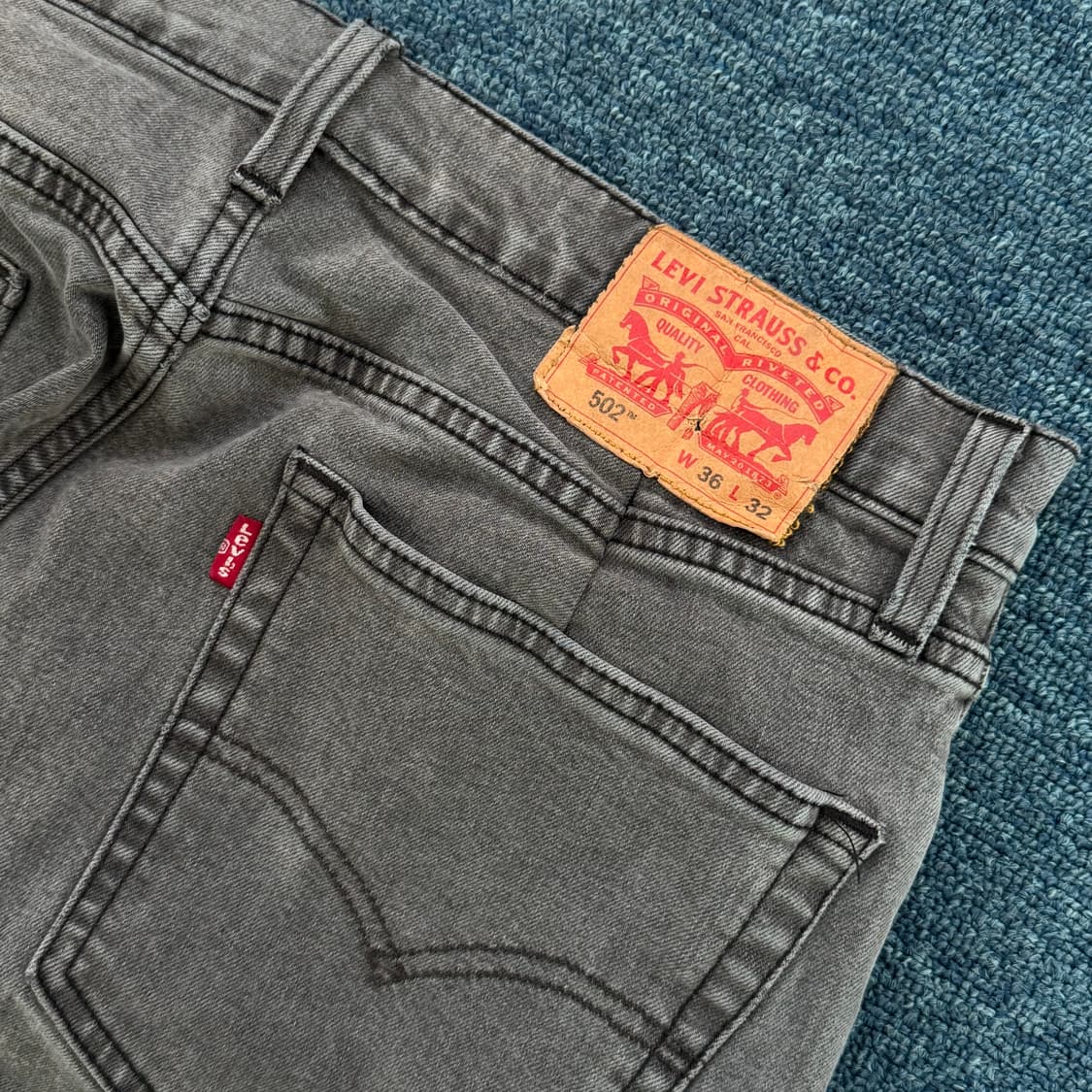 리바이스 502 데님팬츠 36X32 상품이미지3