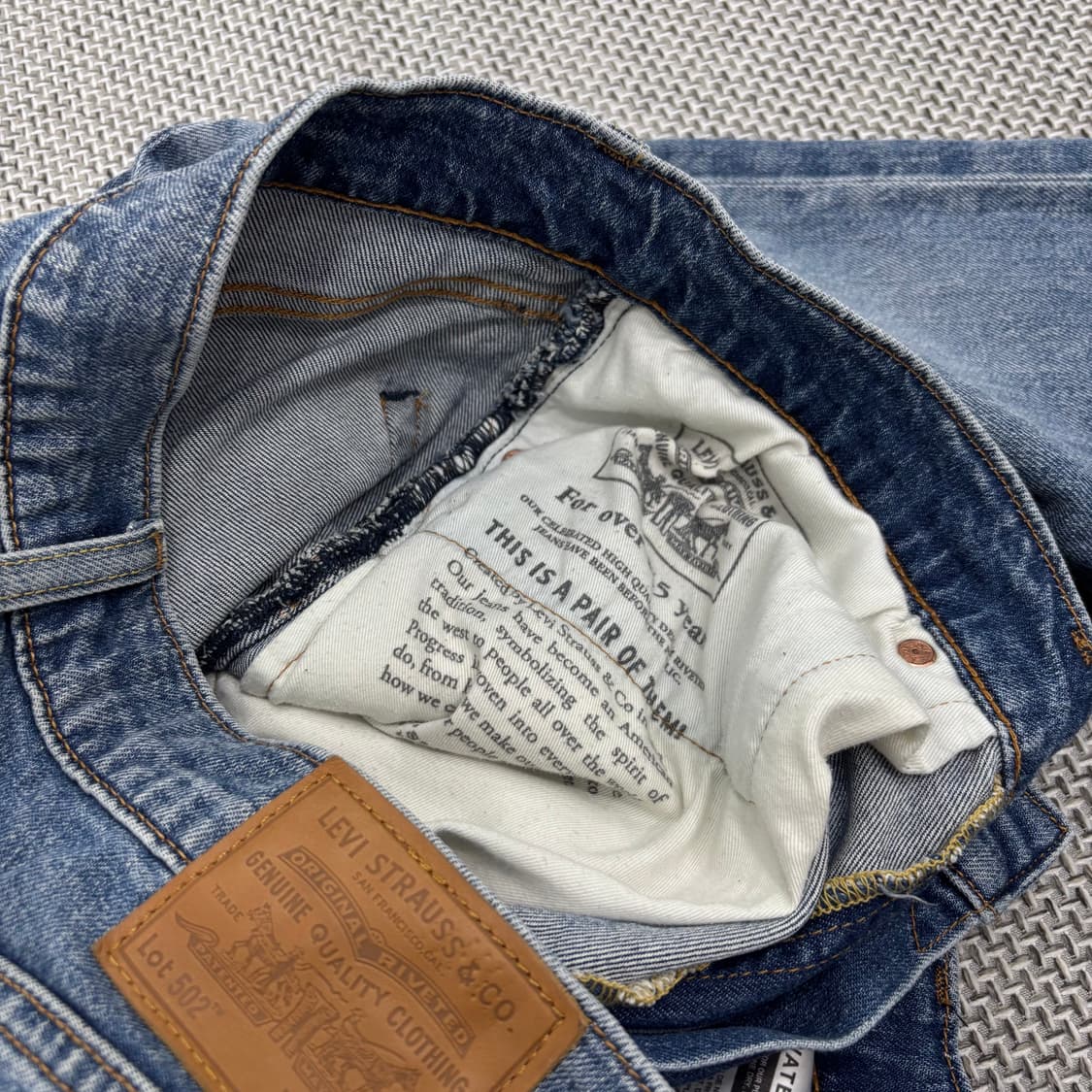 리바이스502 테이퍼드 피트Tapered Fit W32 L32 상품이미지10