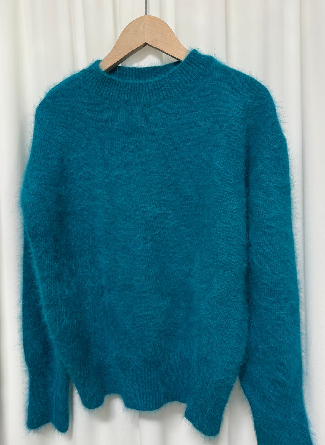 런던플랏 터키색 앙고라 니트 상품이미지3