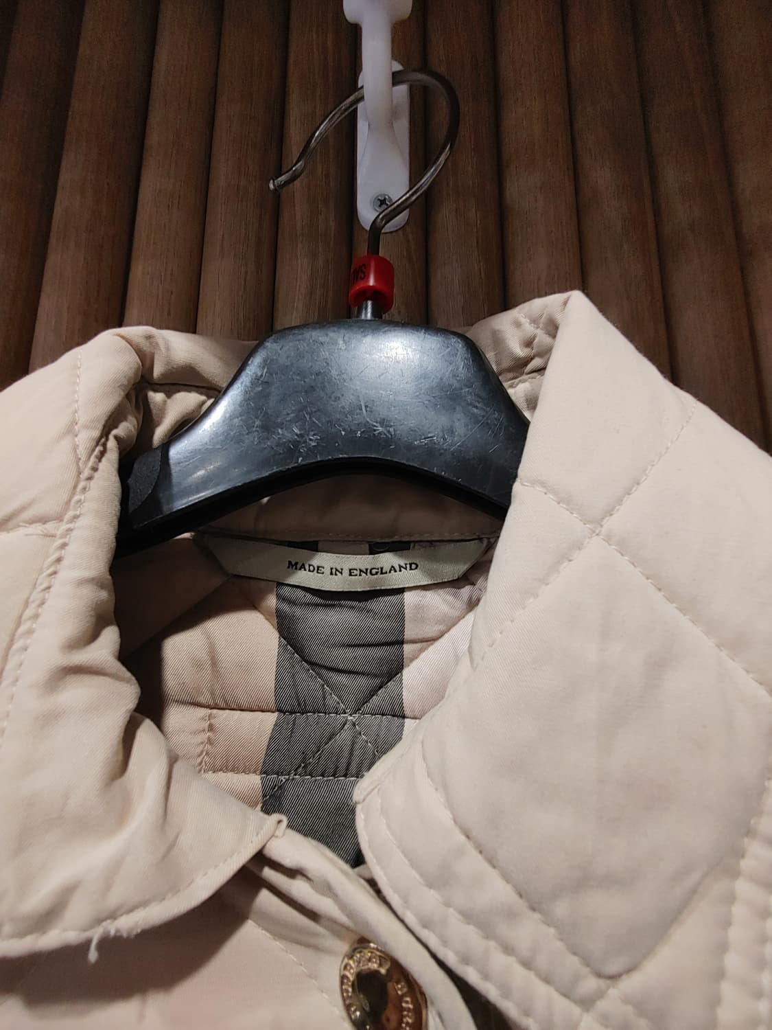 무배) 영국발 버버리 퀼팅자켓 XS-S 상품이미지3