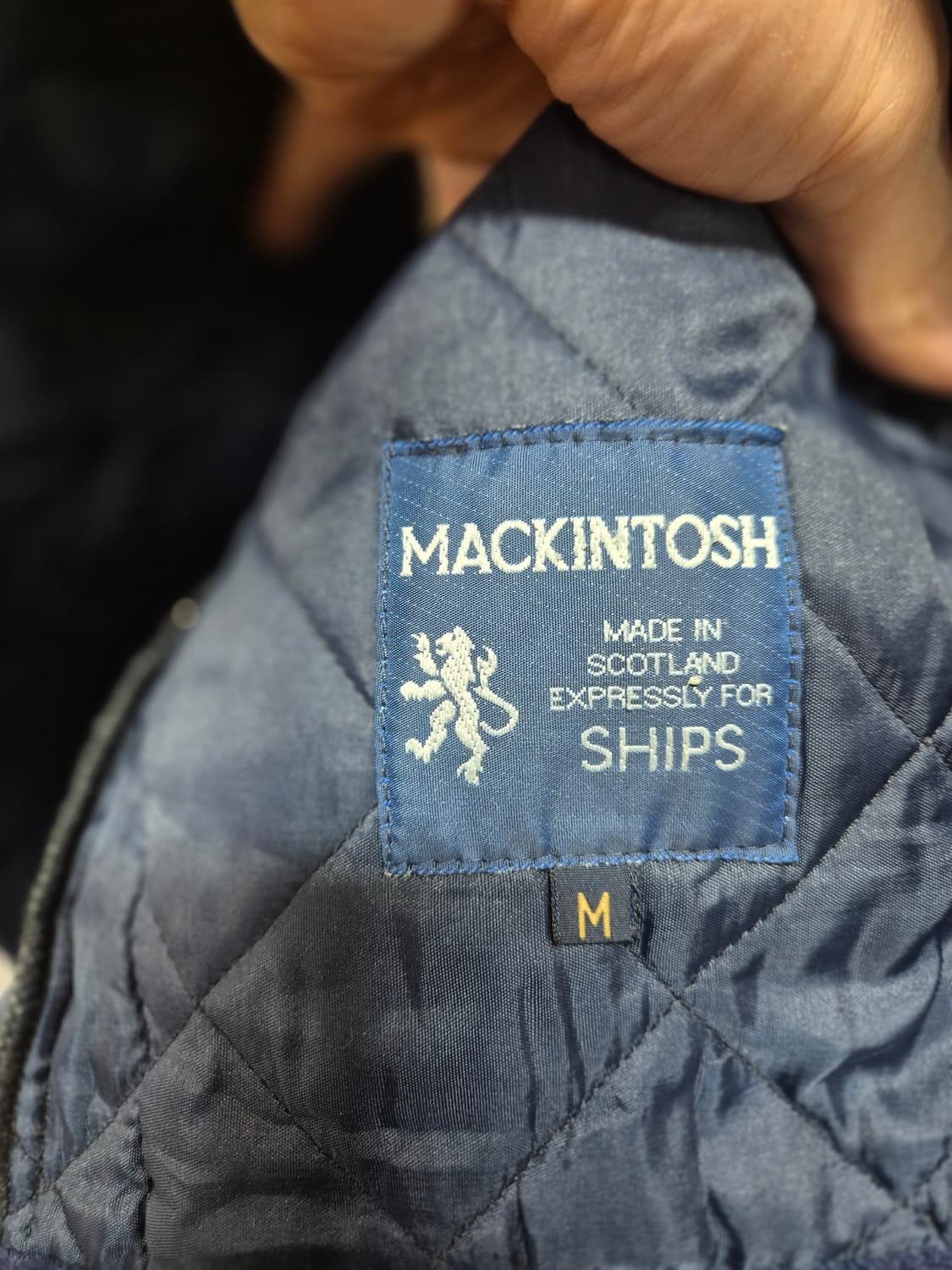 매킨토시  쉽스 퀼팅자켓 상품이미지3