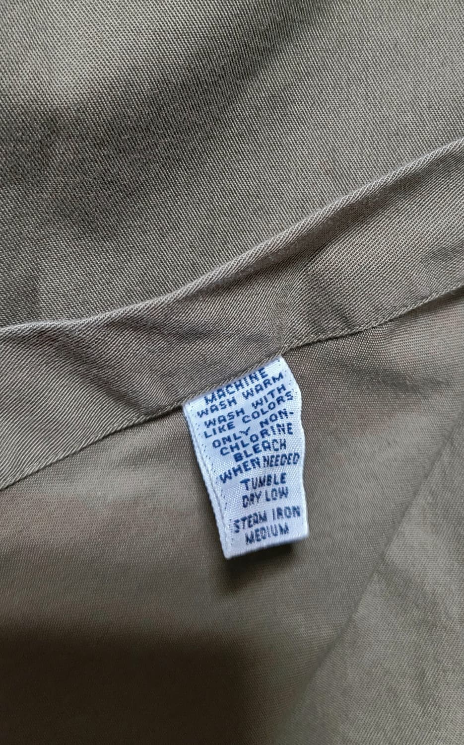 폴로 랄프로렌 남성용 카키컬러 면남방(XL) 상품이미지6