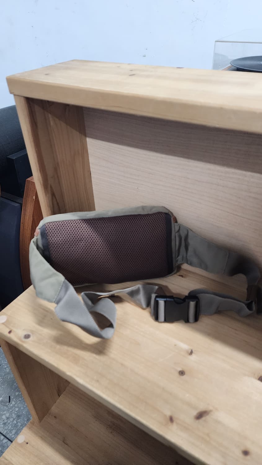 베이직엘르 브라운 컬러 웨이스트 백 힙색 상품이미지2