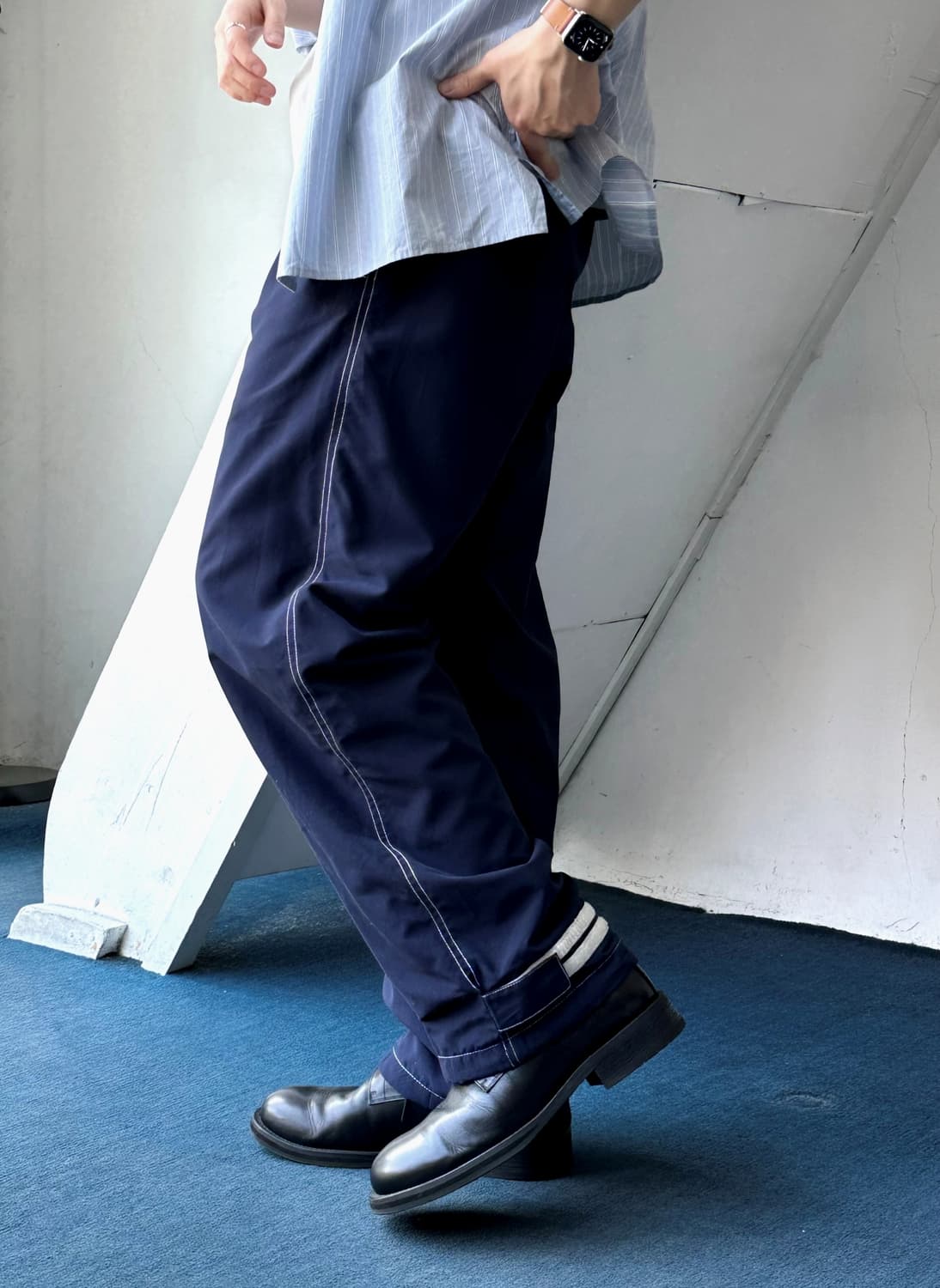 High count poly utility wide easy pants 상품이미지4