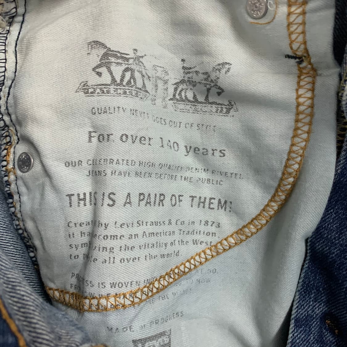 30인치 리바이스 569 데님 버뮤다 팬츠 청반바지 상품이미지4