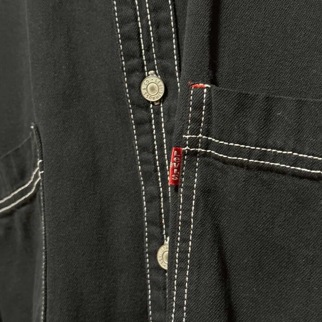 빈티지 리바이스 스티치 셔츠 L 상품이미지4