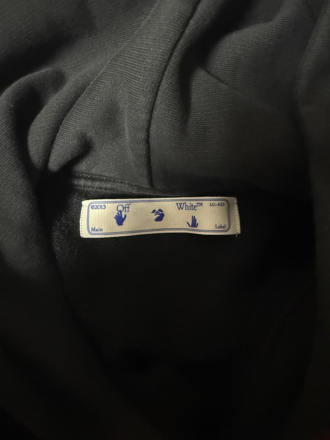 [M] 오프화이트 Off-White 카라바지오 애로우 후드 블랙 후드티 상품이미지3