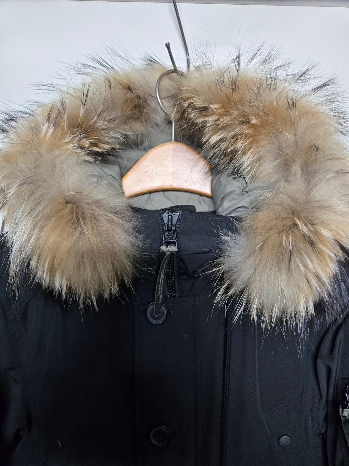 커버낫 구스 패딩 블랙 S 상품이미지2