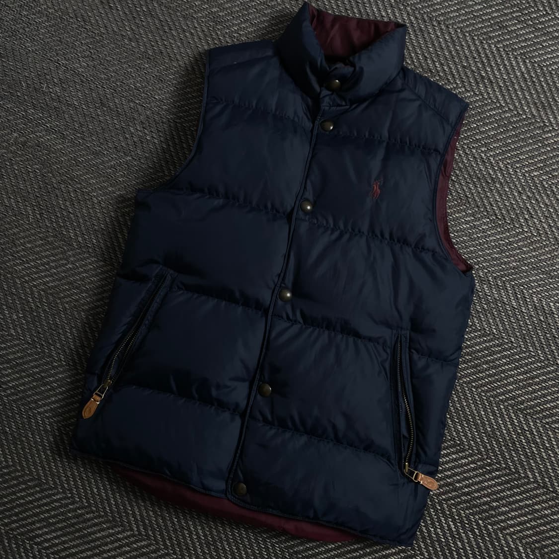 폴로 랄프로렌 포니 로고 양면 다운 베스트y 4082 상품이미지1