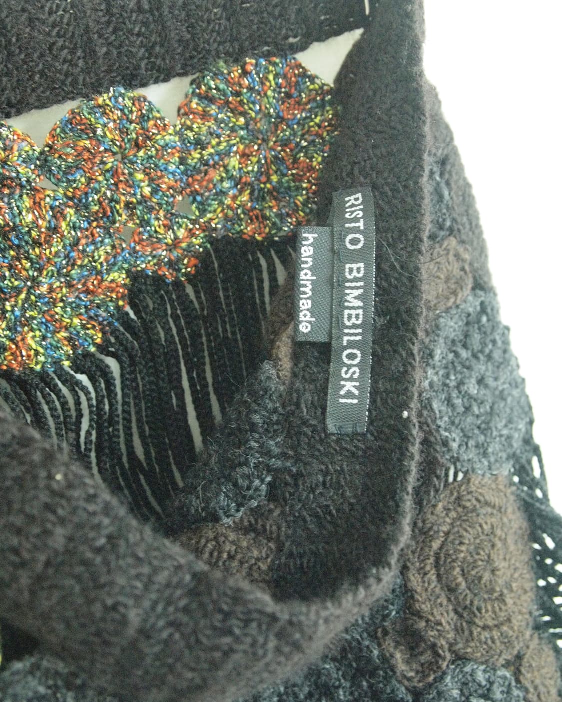 rare* 리스토 빔빌로스키 글리터 니트 케이프 상품이미지8