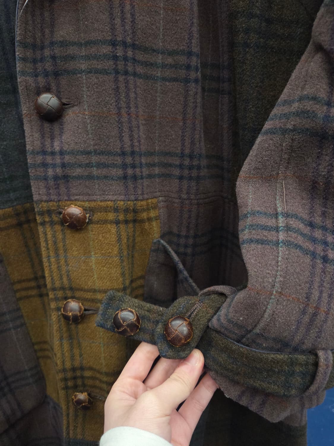 Nature Trail Japan 리버시블 우드버튼 코트 상품이미지9