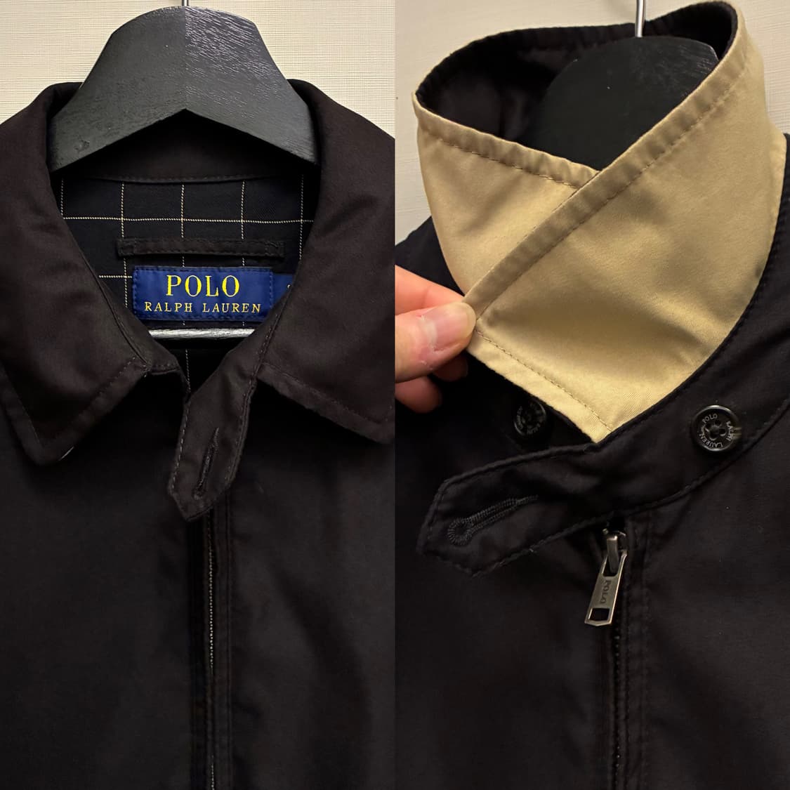(S/100)폴로랄프로렌 폴리쉘 바이스윙 해링턴자켓 바라쿠타 상품이미지3