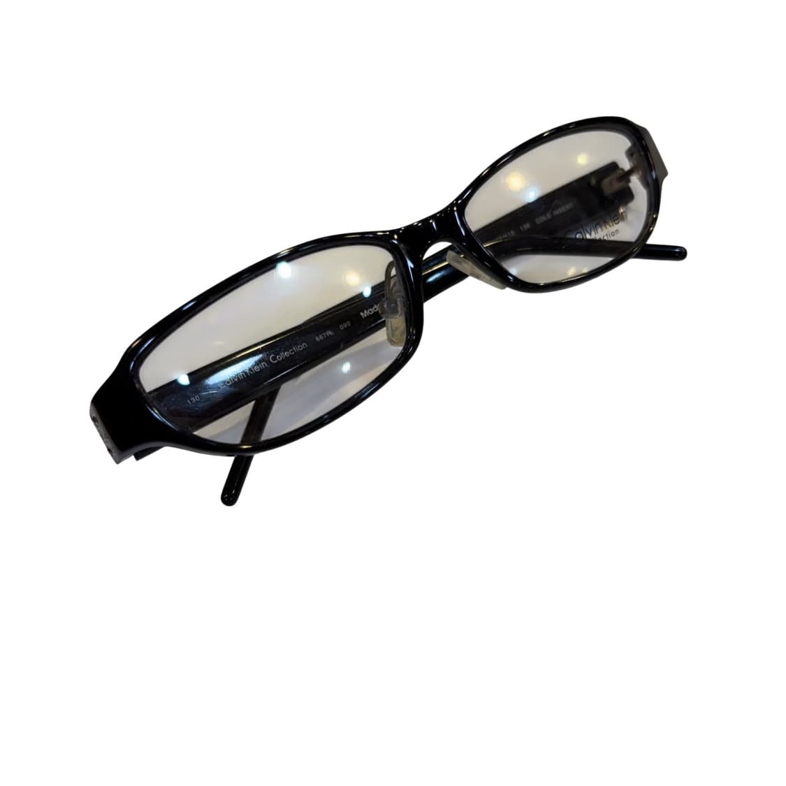 캘빈클라인 컬렉션 뿔테 큐빅 안경 made in italy 상품이미지9