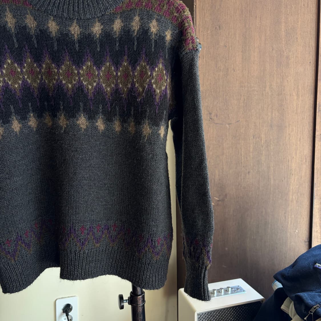 16603 - 폴로 랄프로렌 아가일 울 니트 (울 51% 알파카 29%) 상품이미지4