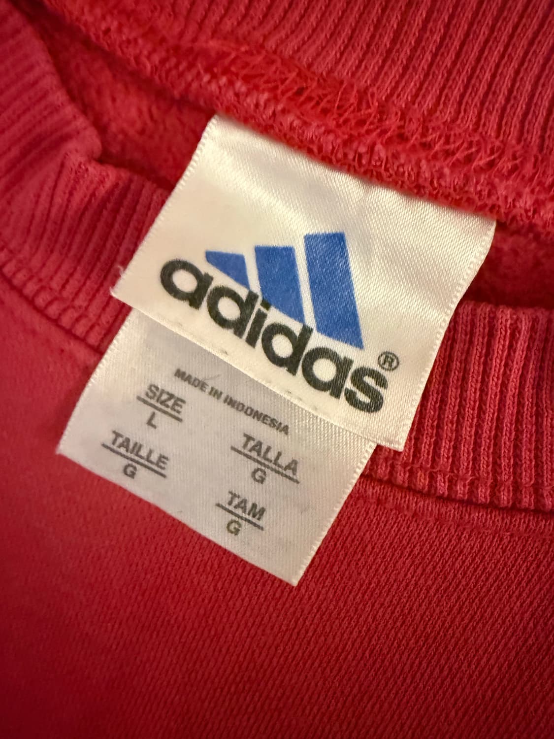 [Adidas] 아디다스 체리 레드 맨투맨  상품이미지2