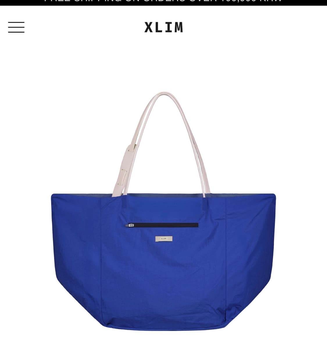엑슬림 Ep7 synopsis 01 bag Blue 상품이미지1
