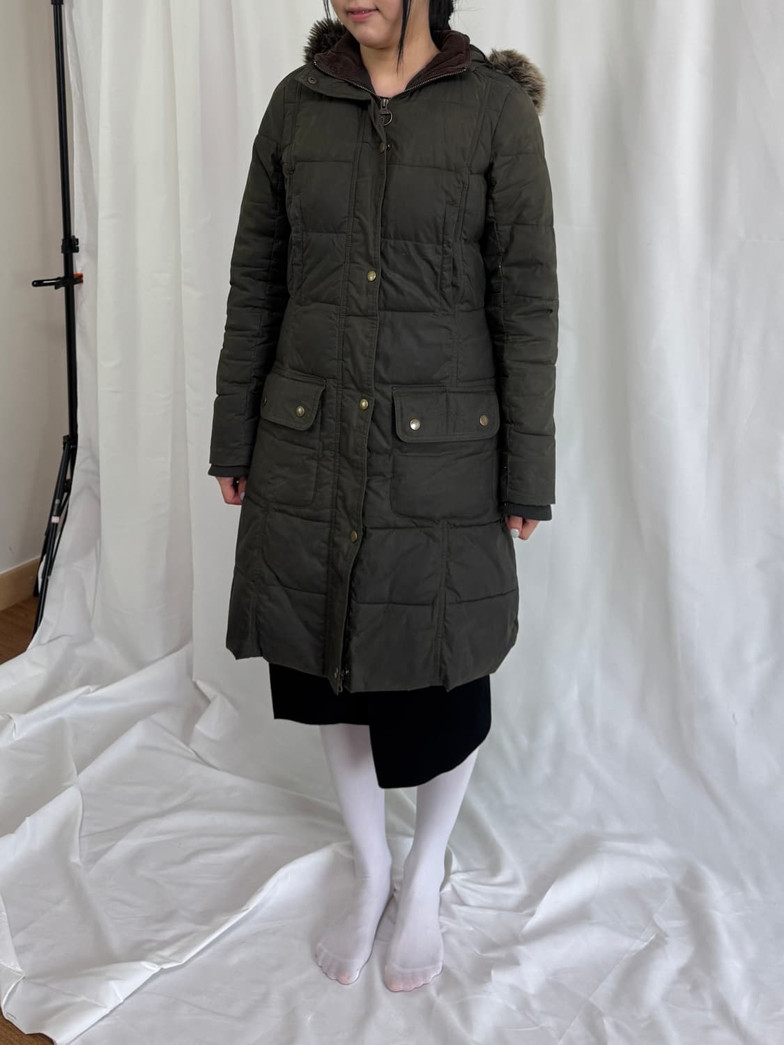 바버 여자 롱패딩 상품이미지2