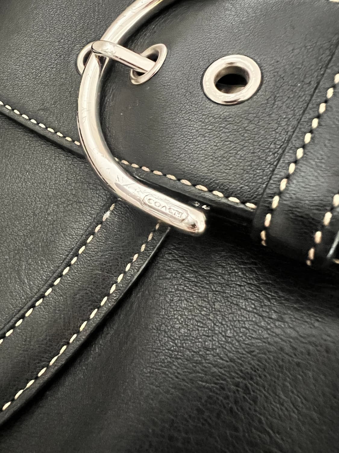 빈티지 코치 소호 버클 플랩 백 9743 상품이미지3