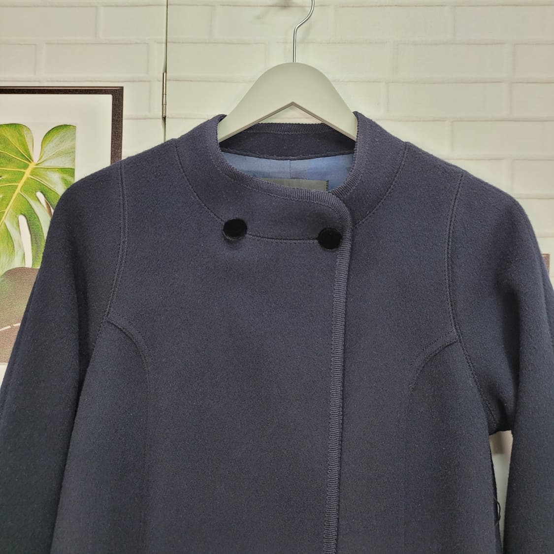 럭키슈에뜨 울캐시미어 혼방 롱 코트 36사이즈 상품이미지3