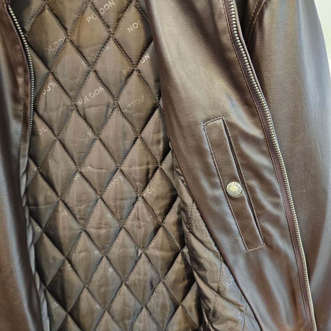 105(XL)/실측100(L) 빈티지 가죽 레자자켓 상품이미지7