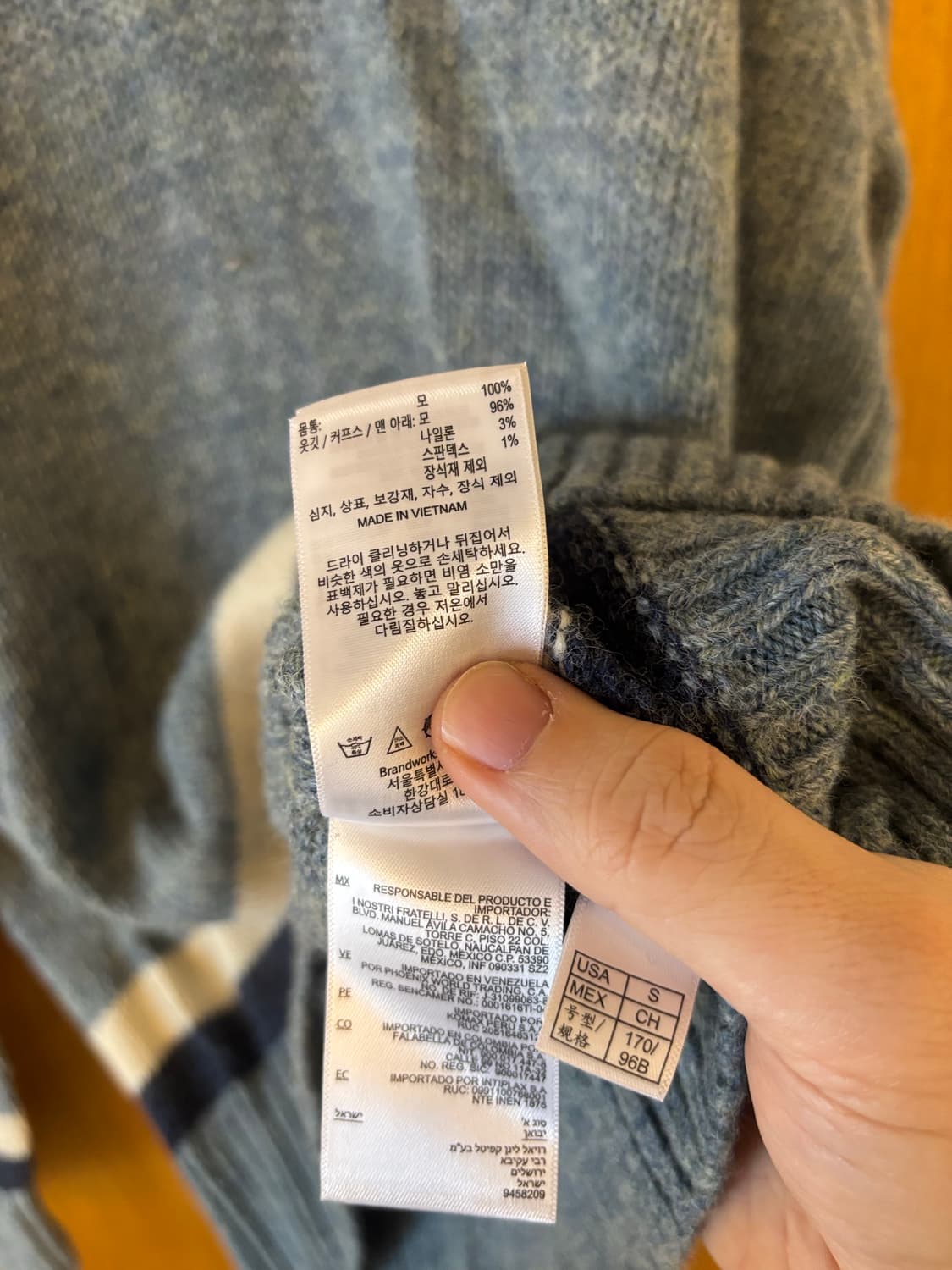 브룩스 브라더스 V넥 니트 상품이미지5