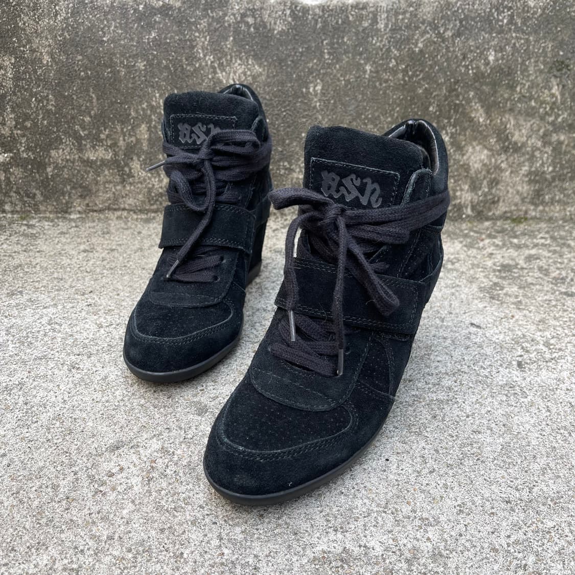 [36] ASH 스웨이드 웨지힐 스니커즈 (230) 상품이미지1