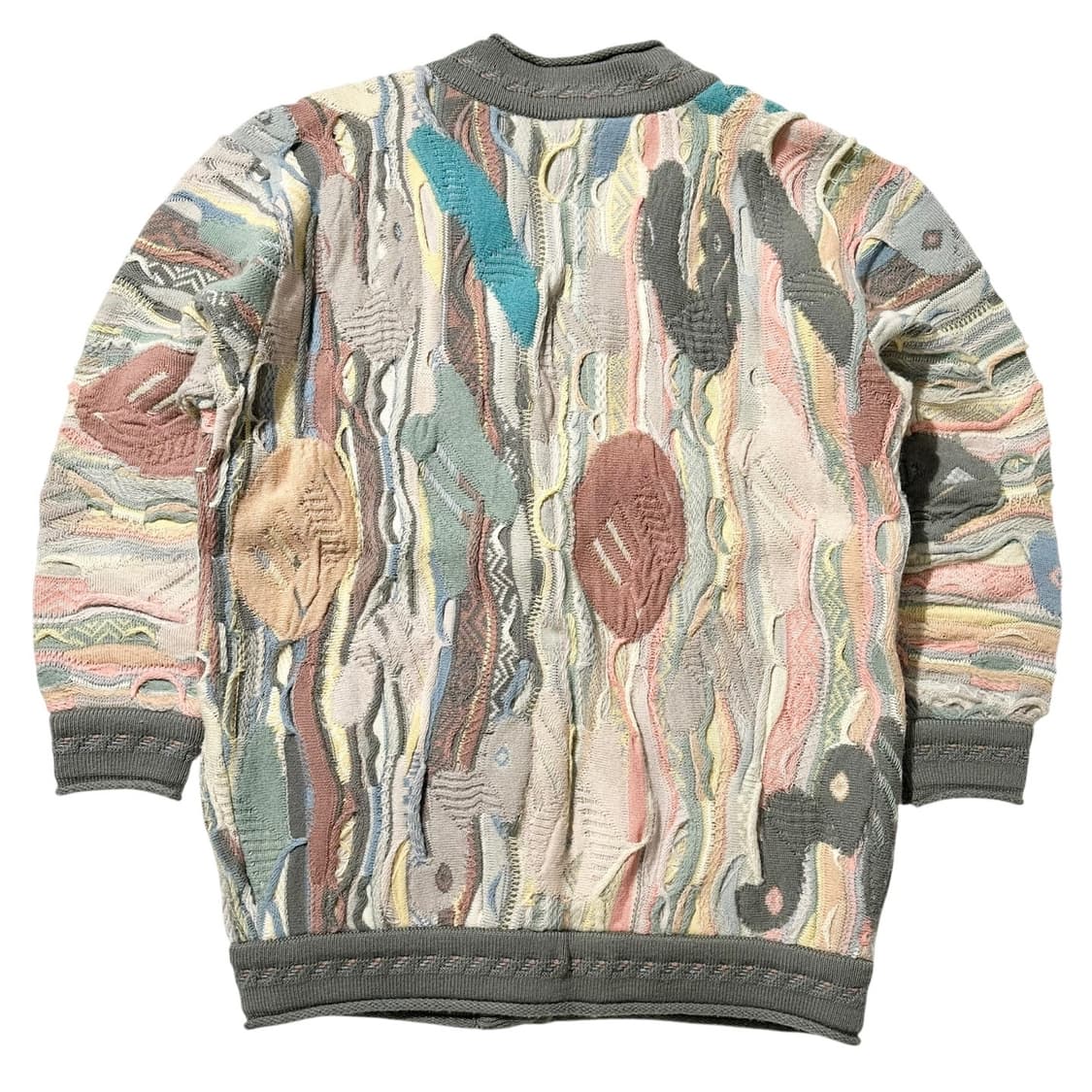 쿠지 케이블 니트 가디건 상품이미지2