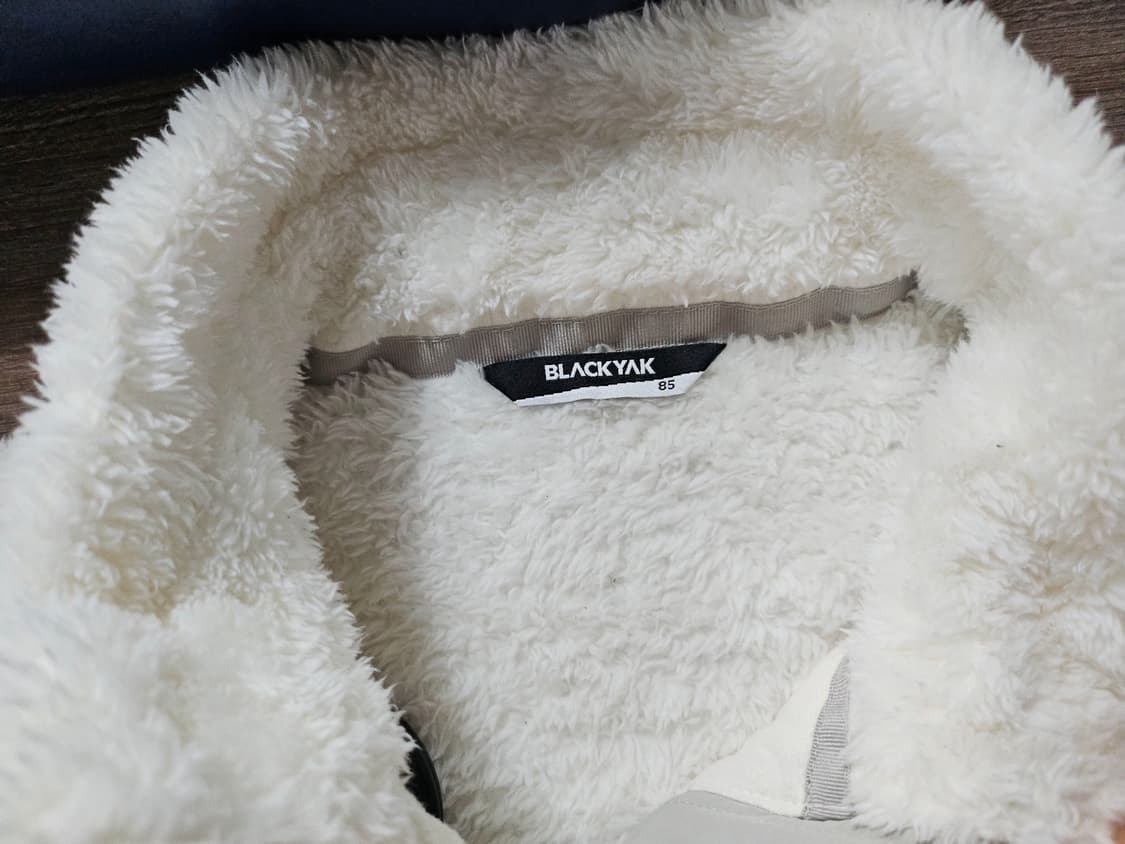 블랙야크 뽀글이 플리스 자켓 아이보리  85 상품이미지5