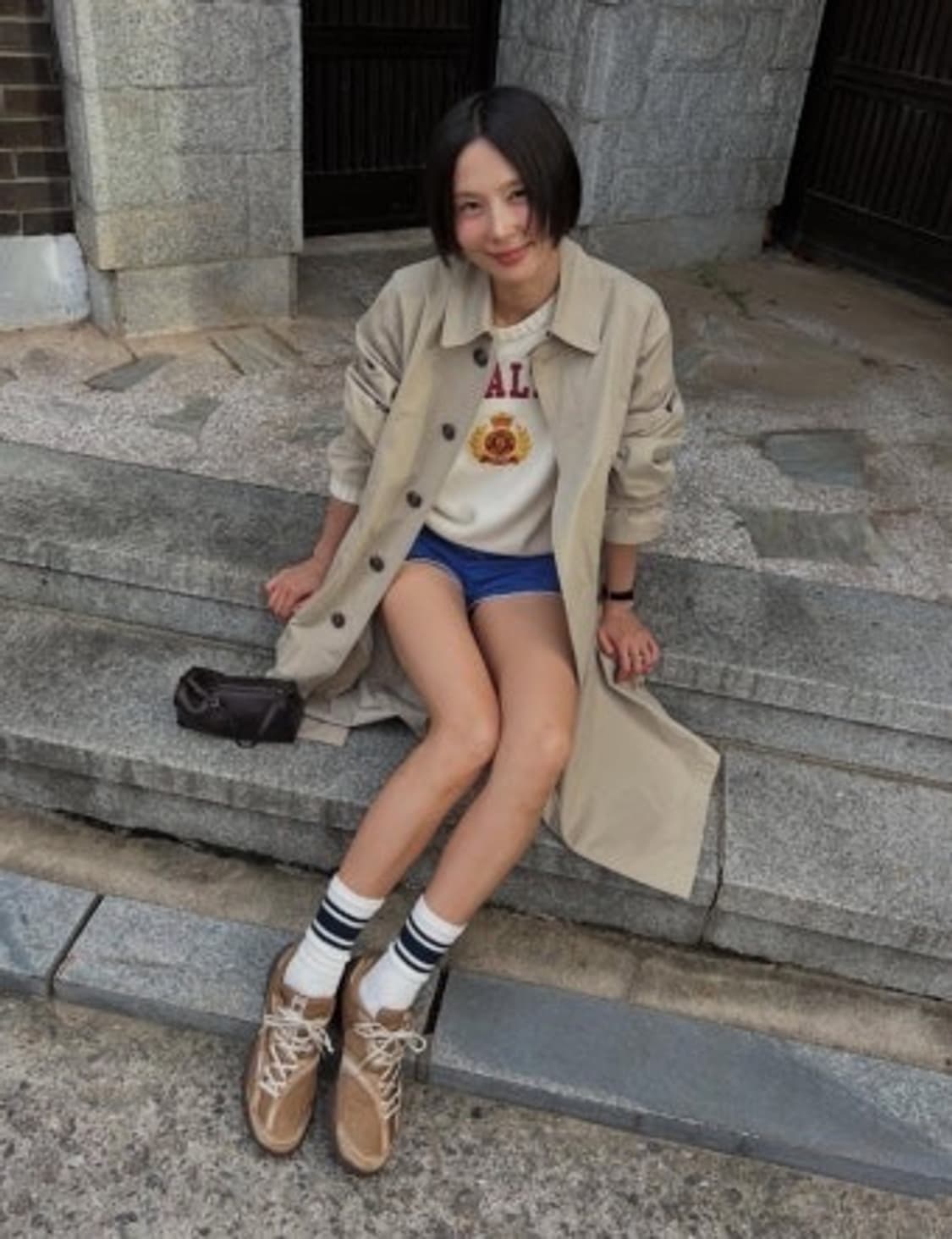 휠라 에샤페v2 브라운 스니커즈 240 상품이미지7