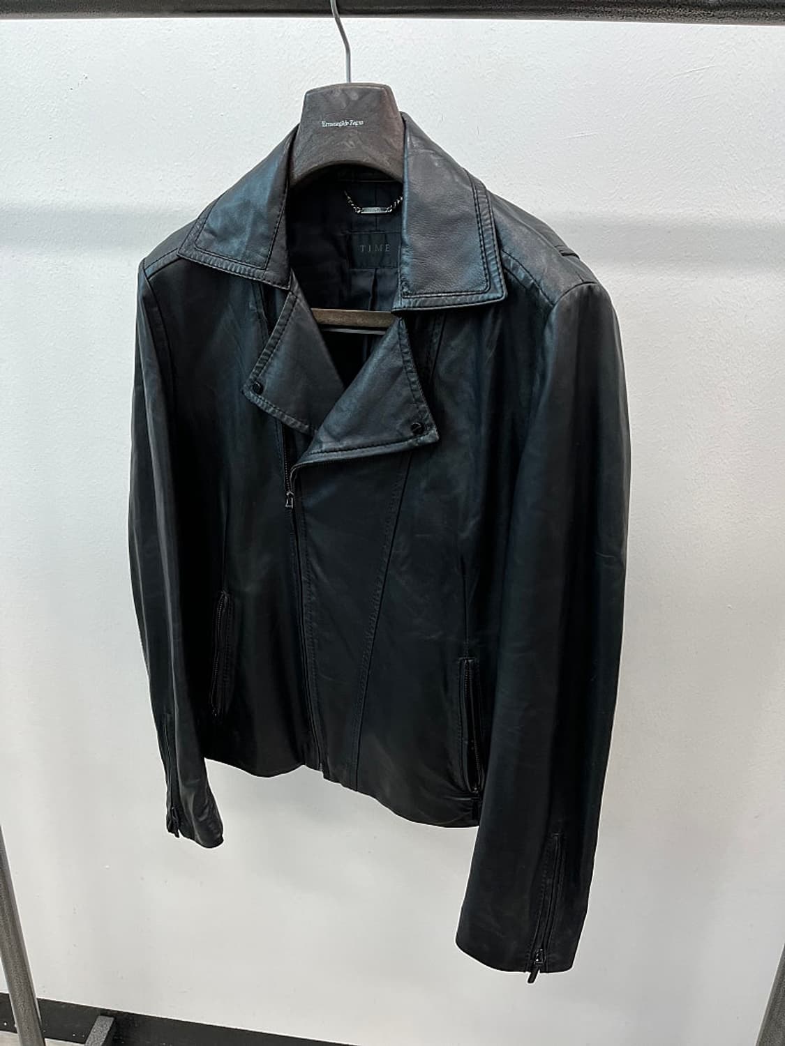 100) 타임 양가죽 라이더자켓  상품이미지1