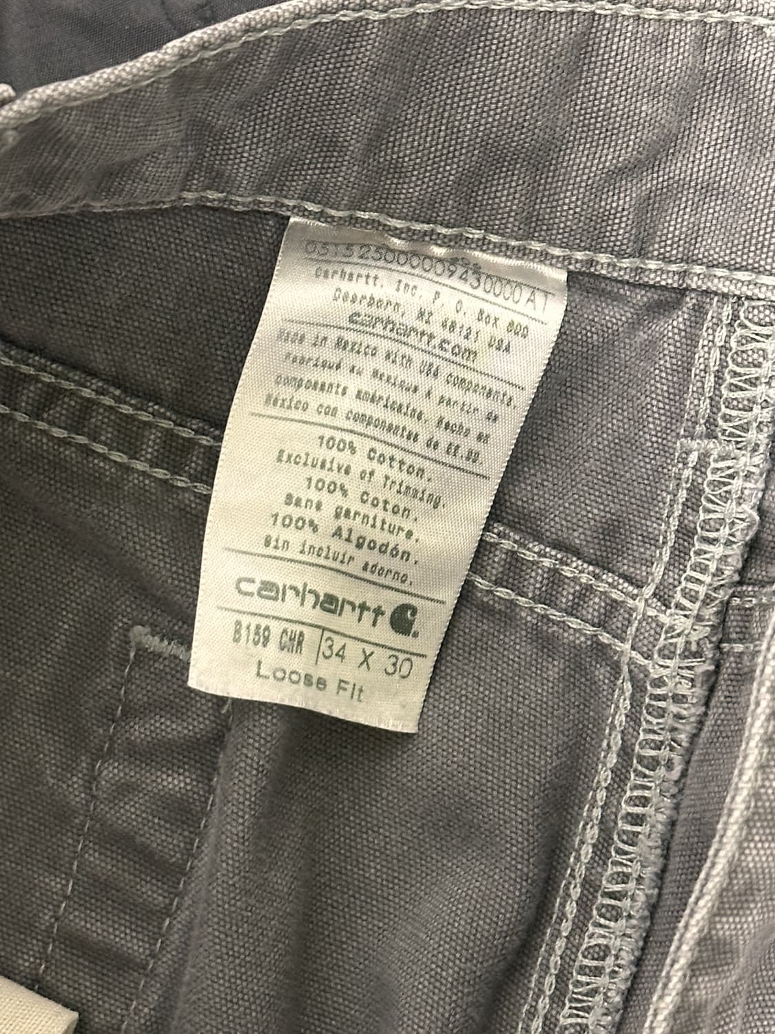 칼하트 싱글니 카펜터 워크팬츠 상품이미지3