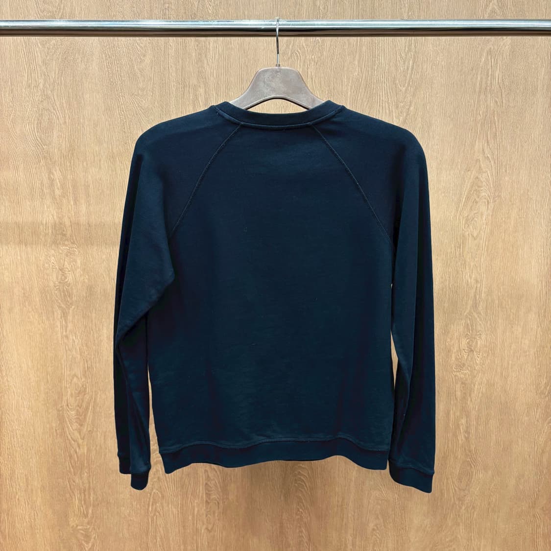 겐조 라운드넥 코튼 긴팔 맨투맨 기하학 로고 그래픽 프린트 디테일 블랙 상품이미지3