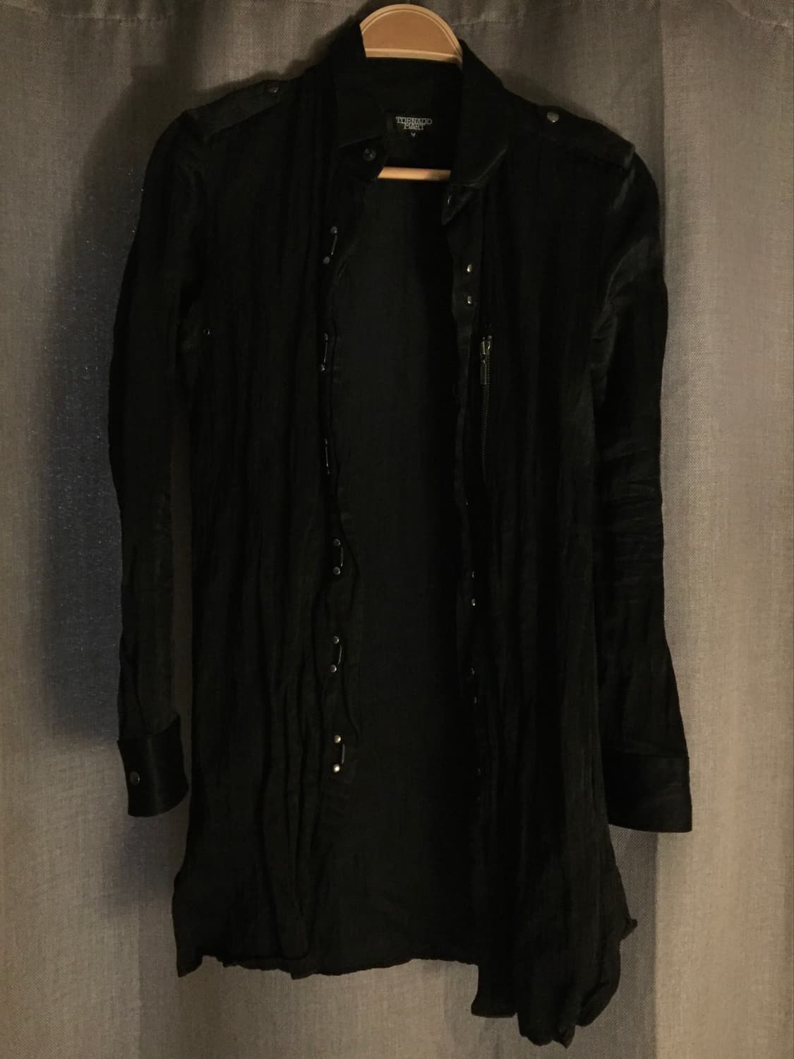 Tornado Mart Satin Waxed Shirt Jacket 상품이미지2