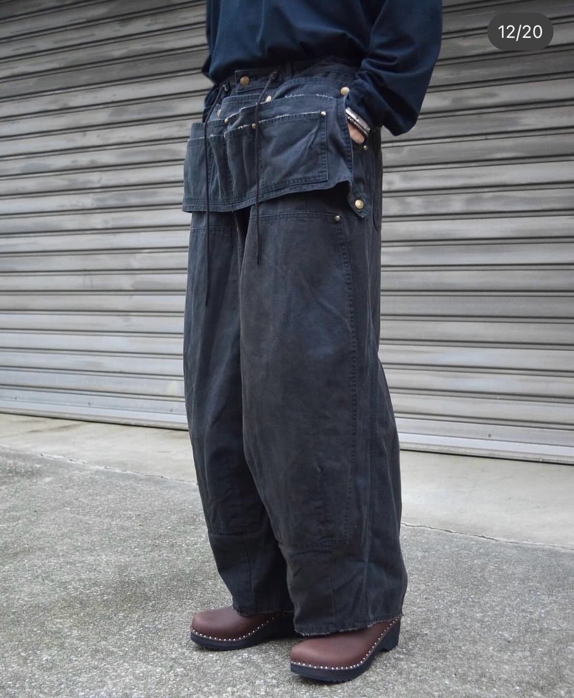 니들스 에이프런 m 사이즈 상품이미지1