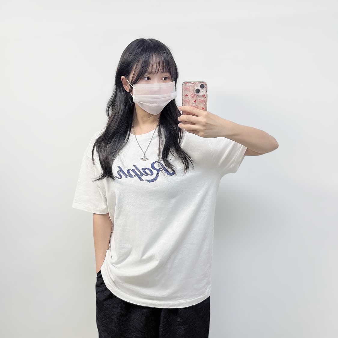 폴로 랄프로렌 핸드라이팅 반팔 티셔츠 상품이미지1