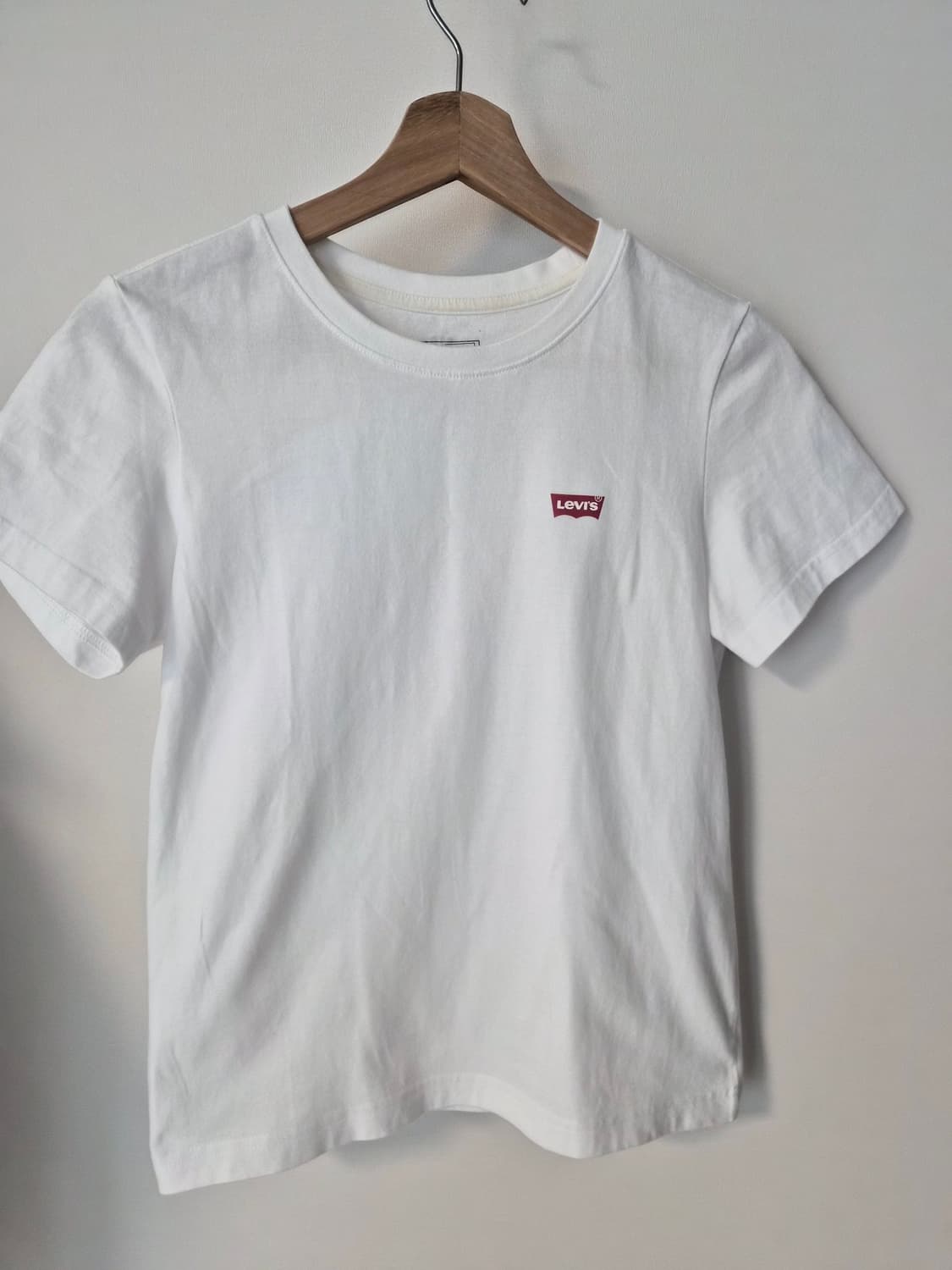 리바이스(Levi's) 키즈 화이트 로고 반팔 티셔츠 145 상품이미지1