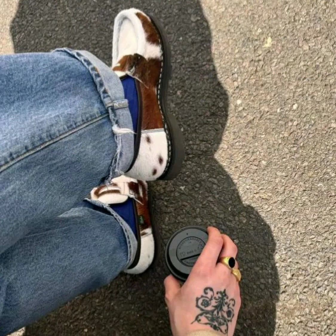 리얼 송치 통우드 아웃솔 클로그 270-275 상품이미지2