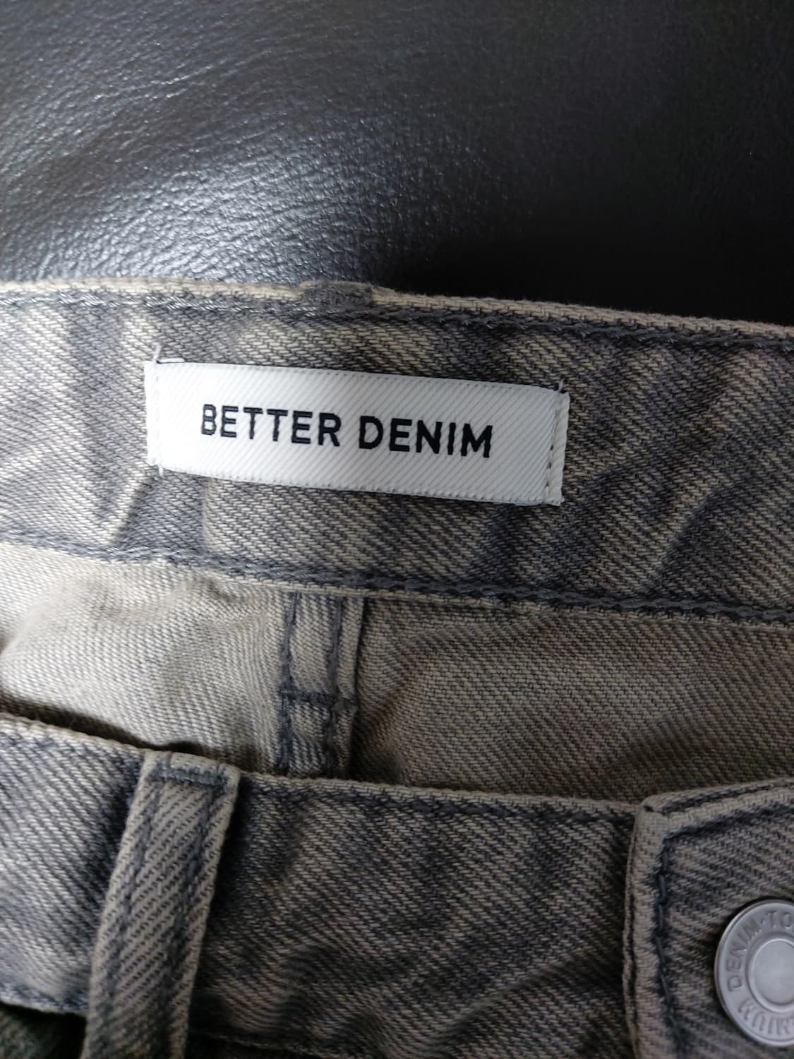 BETTER DENIM 워싱 와이드 카고 팬츠(27) 상품이미지3
