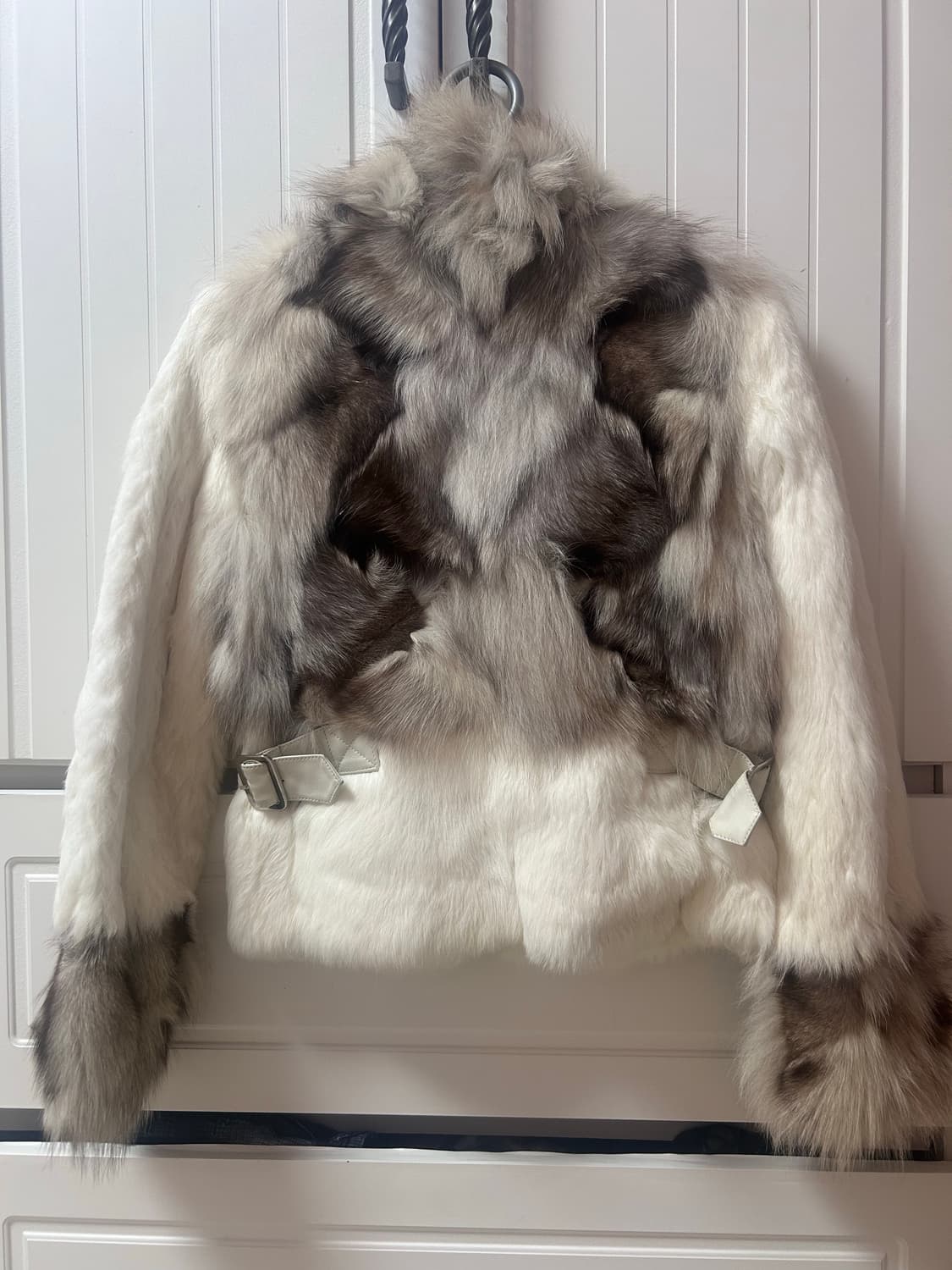 리얼 토끼+여우 믹스퍼 100% 양가죽 퍼 자켓 (오늘 하루만 무배!!) 상품이미지1