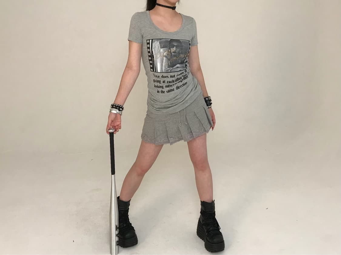 grey vintage t-shirt 상품이미지3