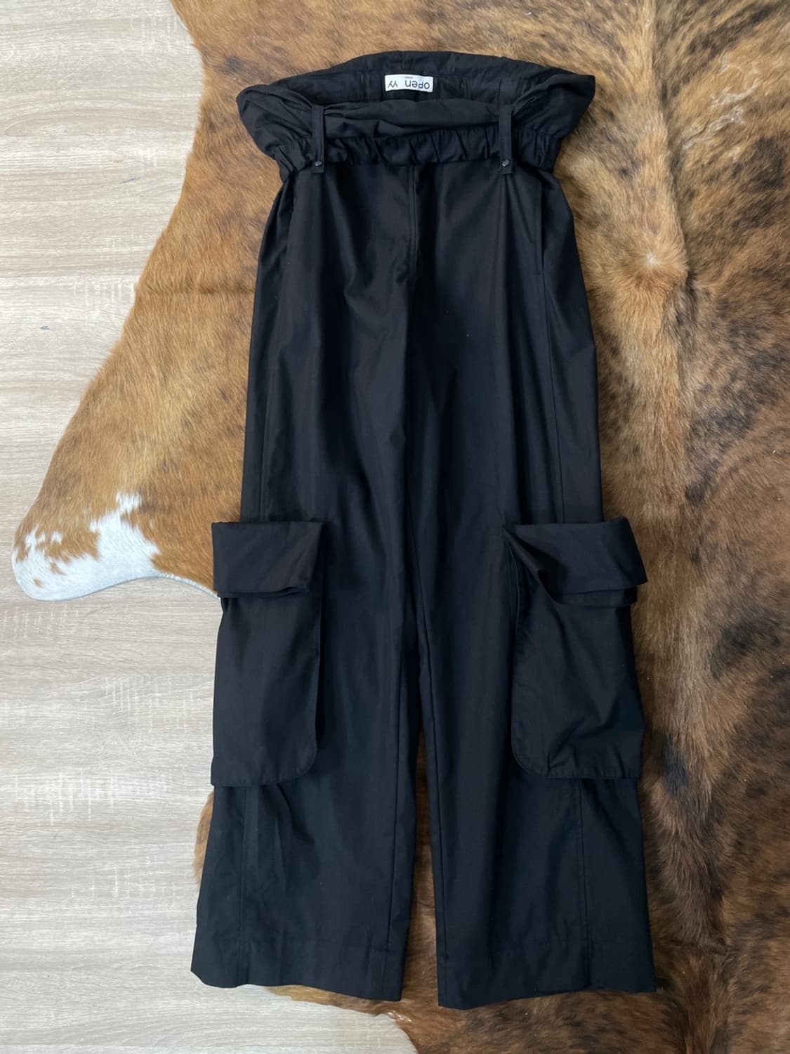 오픈 와이와이 롤드 웨이스트 카고 팬츠  상품이미지1