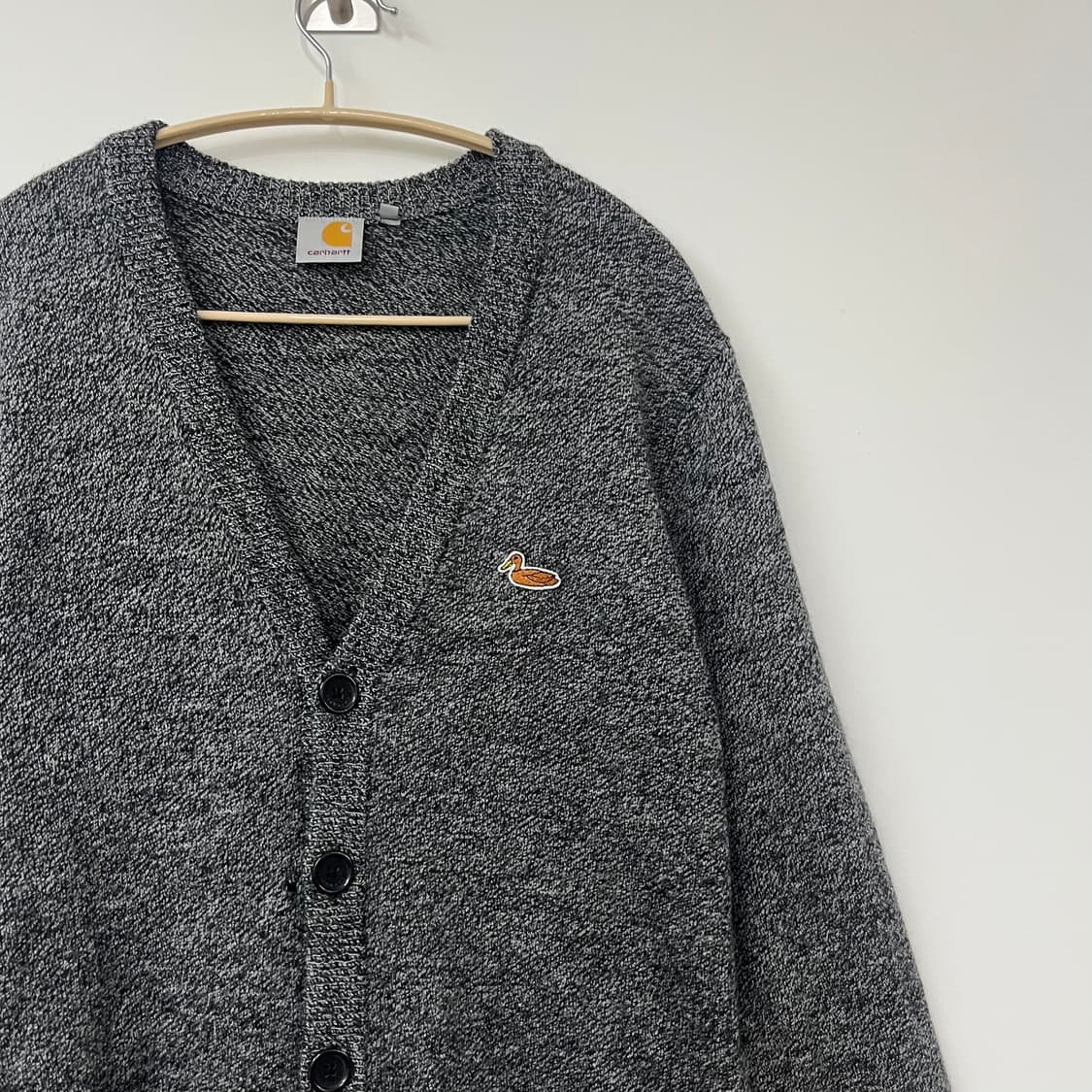 칼하트 오리로고 메리노울 가디건 상품이미지4
