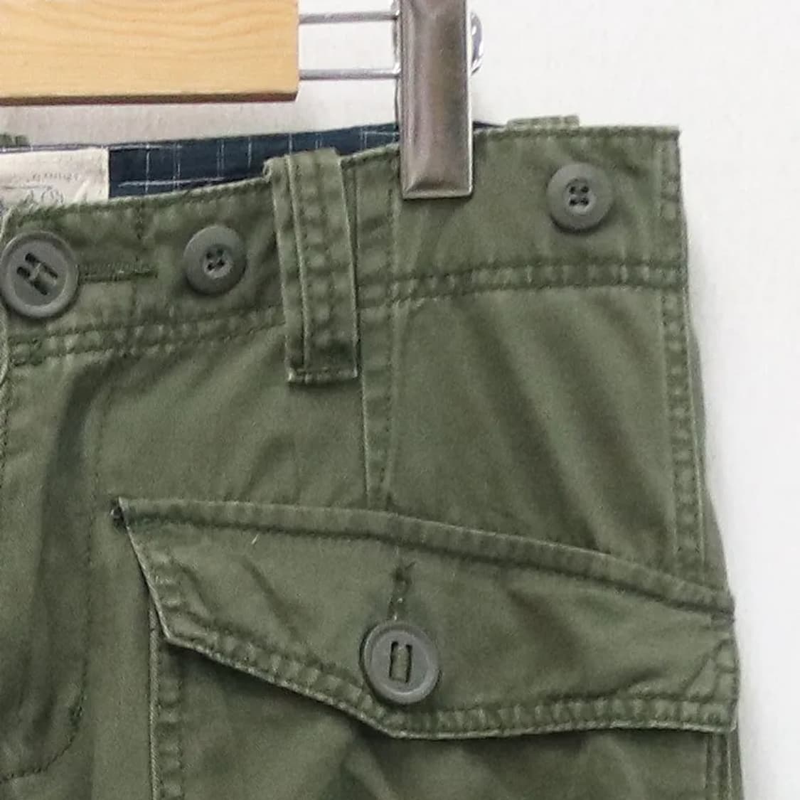 카키 포켓 포인트 카고팬츠 61169 상품이미지5