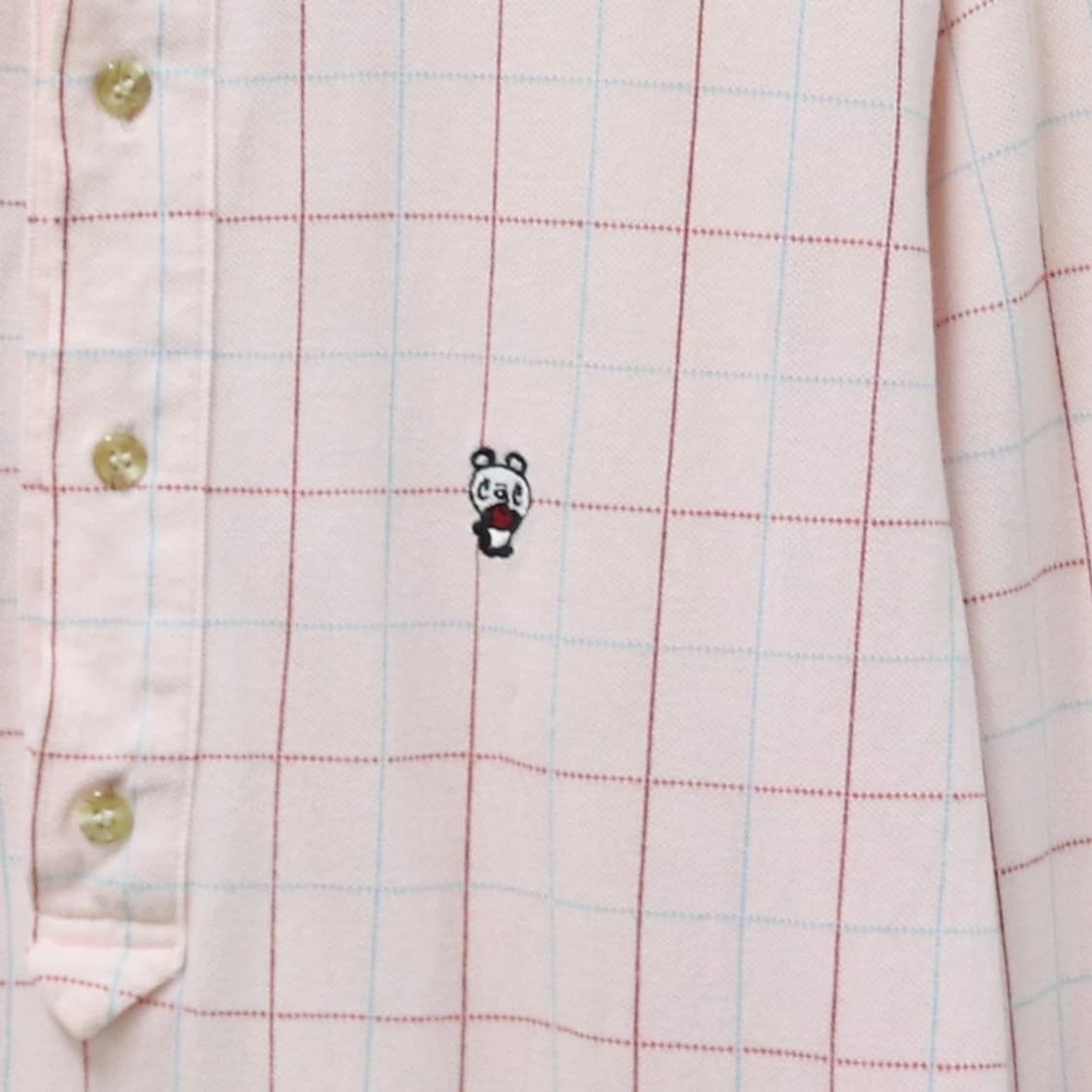 히스테릭글래머 체크 카라 티셔츠 66801 상품이미지4