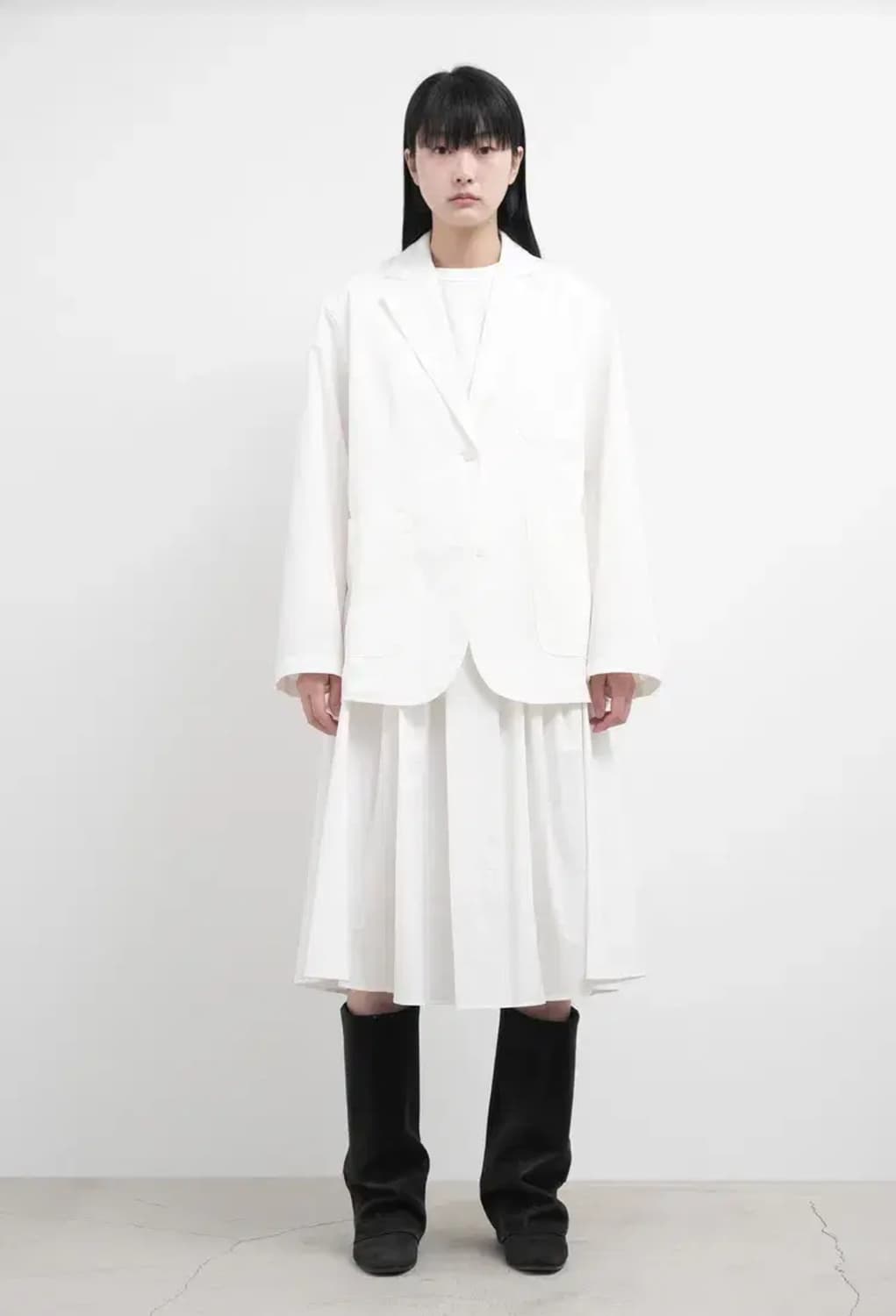 Soolook 수룩 블레이저 화이트 자켓 상품이미지2