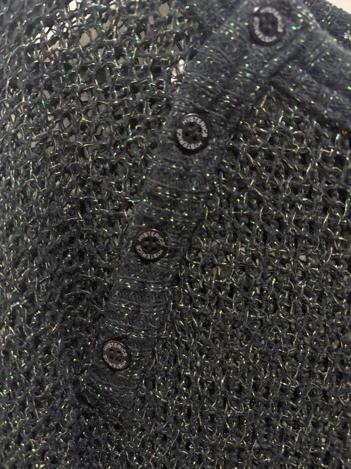 히스테릭 글래머 그물 니트 롱슬리브 상품이미지3