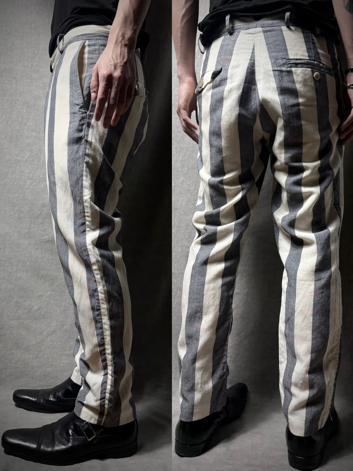 Archivio J.M. Ribot Stripe Trousers 상품이미지1