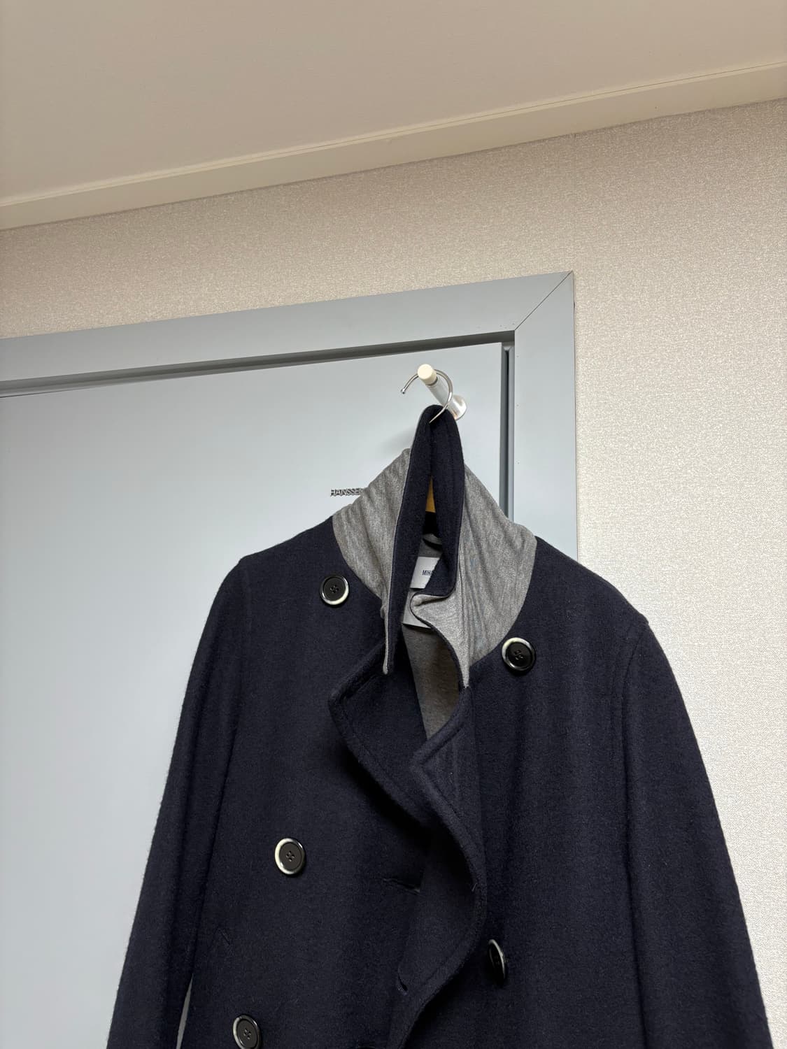 미하라 야스히로 정품 비대칭 실크혼방 울자켓 꼼데가르송 준야와타나베 상품이미지5