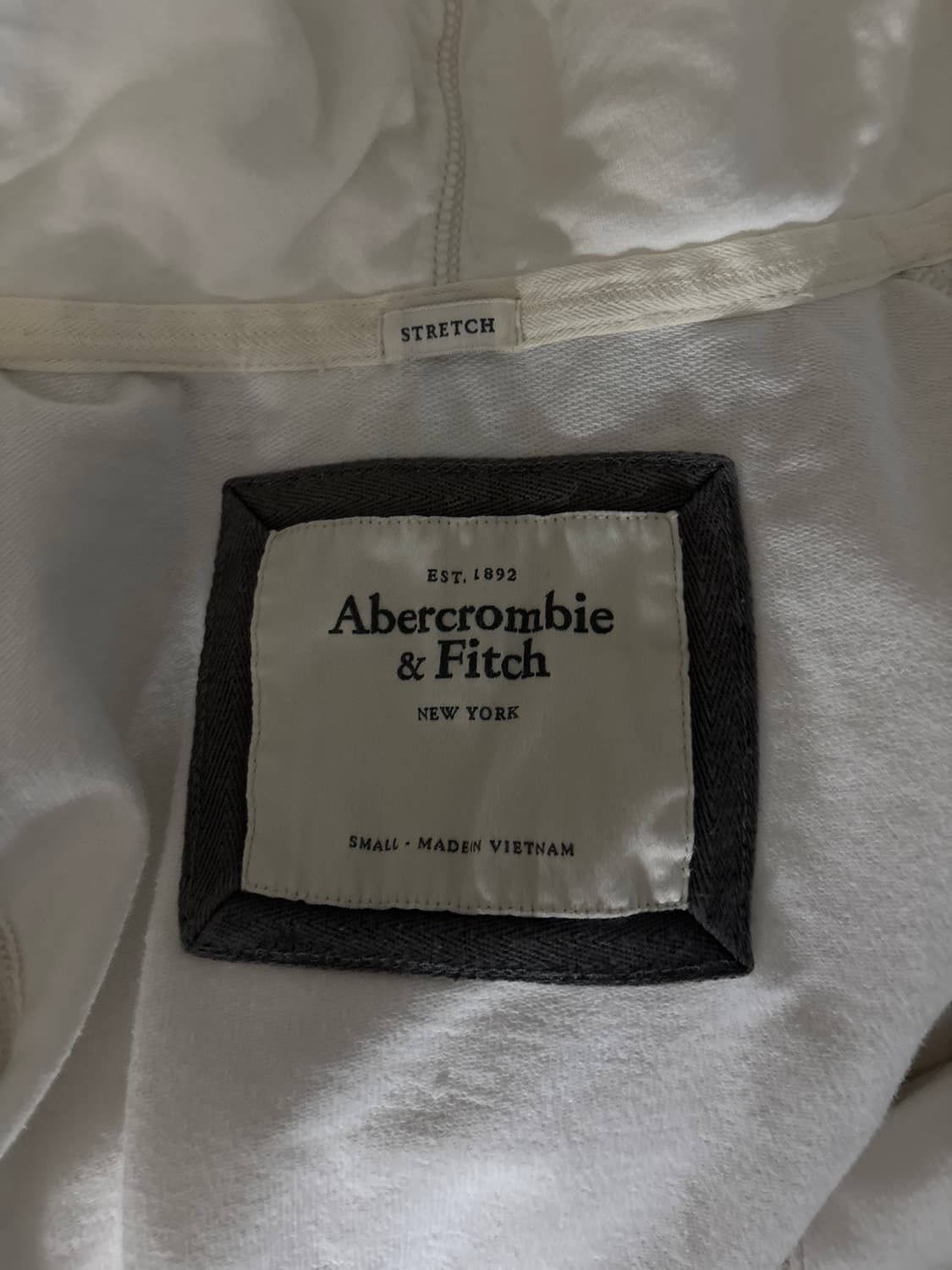 아베크롬비 대장급 화이트 후드집업 상품이미지5